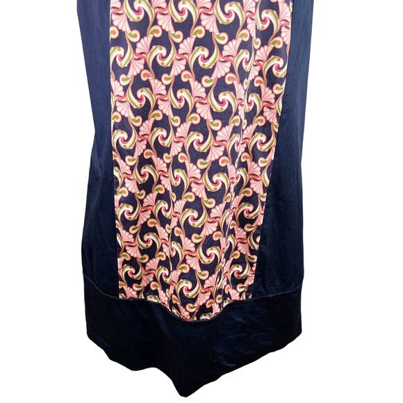 The Webster Miami Target Shift Dress 14 Sleeveless Lightweight Navy Coral - Picture 10 of 14